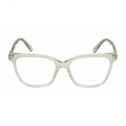 Stella McCartney Pre-owned, Kwadratowe okulary optyczne z octanu Zielony, female, 830.00PLN