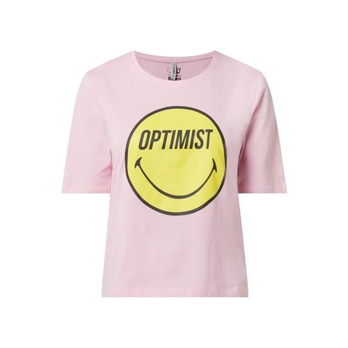 T-shirt z bawełny ekologicznej model ‘Smiley’ 54.99PLN