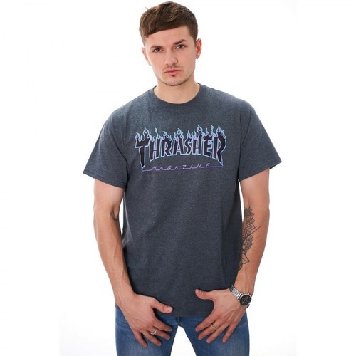 Thrasher, T-shirt Niebieski, male, 358.02PLN