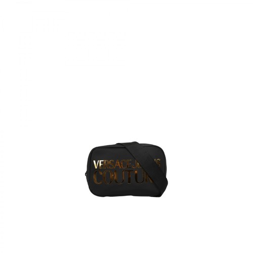 Versace Jeans Couture, Logo belt bag Czarny, male, 570.00PLN