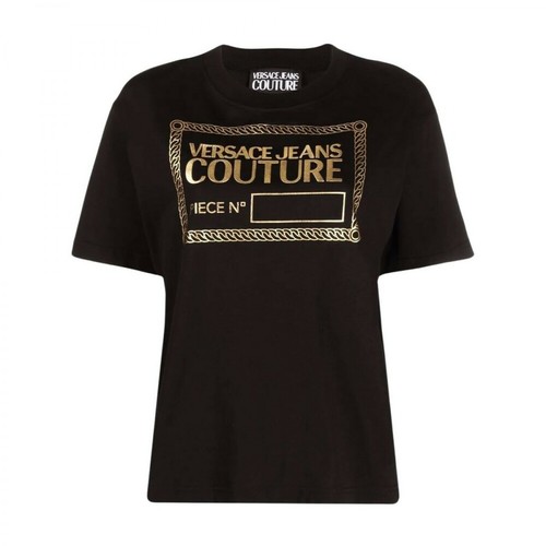 Versace Jeans Couture, Piece number t-shirt Czarny, female, 370.00PLN
