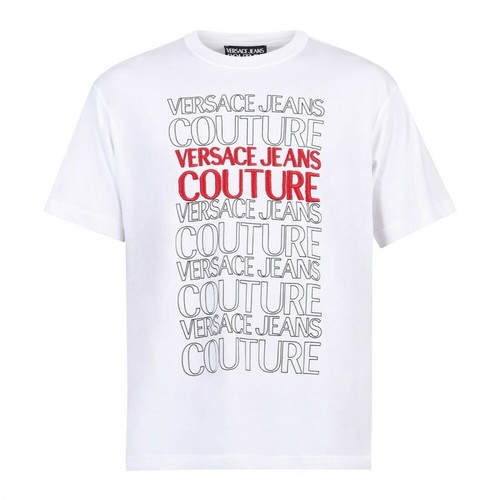 Versace Jeans Couture, T-Shirt Biały, male, 411.00PLN
