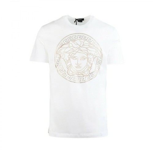Versace, La Medusa T-shirt Biały, male, 1802.00PLN