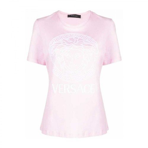 Versace, T-shirt Różowy, female, 2052.00PLN