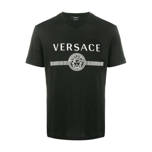 Versace, Taylor FIT T-shirt Czarny, male, 1140.00PLN