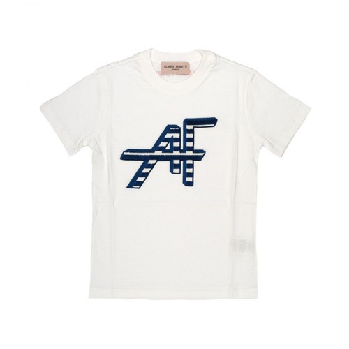 Alberta Ferretti, T-shirt Biały, male, 320.00PLN