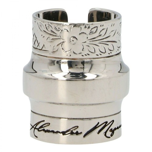 Alexander McQueen, Multi-band Ring In Antique Silver Finish Szary, female, 1323.00PLN