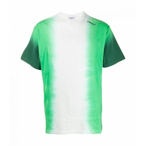 Ambush, Cotton T-Shirt Zielony, male, 789.00PLN