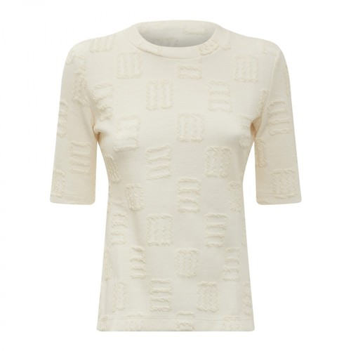 Ambush, Monogram T-Shirt Biały, female, 1152.00PLN