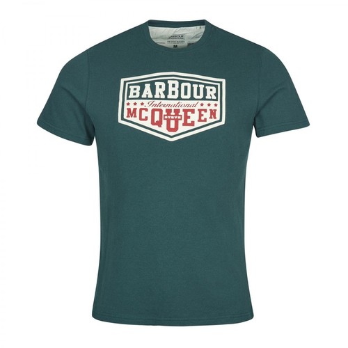 Barbour, t-shirt Zielony, female, 246.00PLN