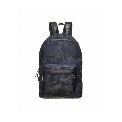 Blauer, zaino backpack nylon camouflage Bs21Bu03 S1Nevada05/Cam Niebieski, male, 510.00PLN