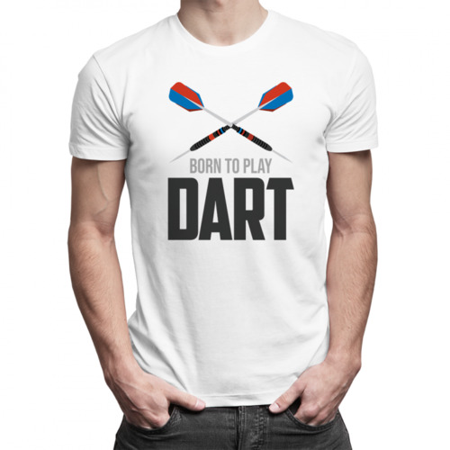 Born to play dart - męska koszulka z nadrukiem 69.00PLN