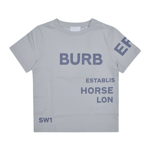 Burberry, T-shirt Szary, male, 730.00PLN
