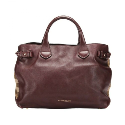 Burberry Vintage, Pre-owned Banner Tote Brązowy, female, 3416.00PLN