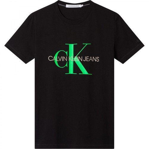 Calvin Klein Jeans, J30J317065 Short sleeve T-shirt Czarny, male, 289.00PLN
