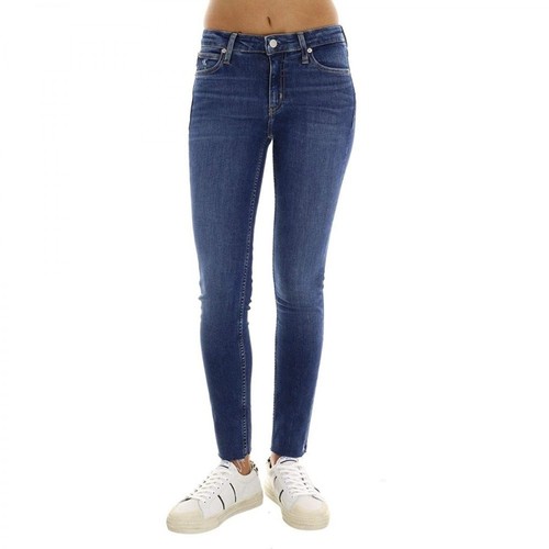Calvin Klein, Spodnie jeansowe Niebieski, female, 548.00PLN