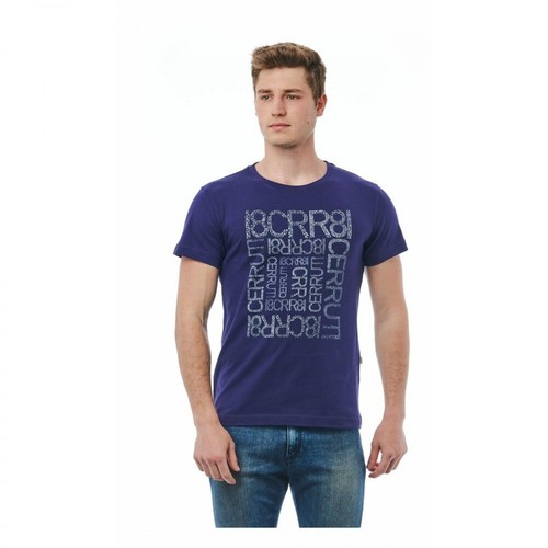 Cerruti 1881, T-shirt Niebieski, male, 263.60PLN