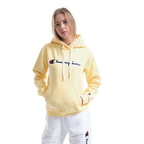 Champion, Bluza Rochester Hooded Sweatshirt 114461 Ys105 Żółty, female, 366.85PLN
