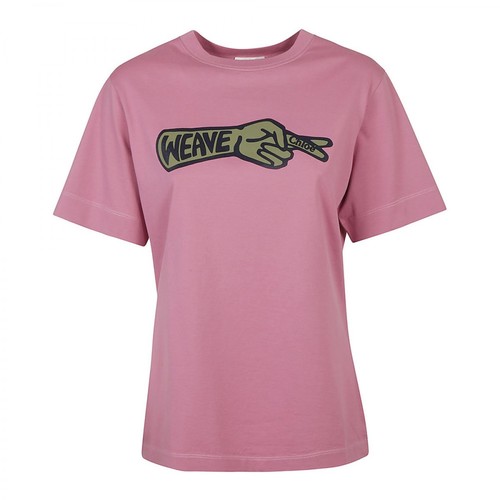 Chloé, T-shirt Różowy, female, 1200.00PLN