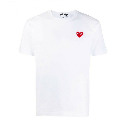 Comme des Garçons Play, T-shirt Biały, male, 388.00PLN