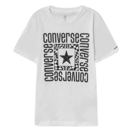 Converse, T-shirt Biały, male, 190.64PLN