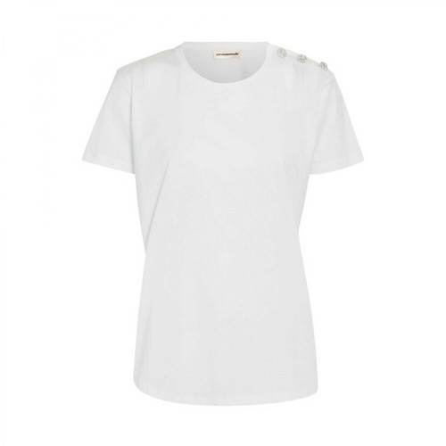 Custommade, Molly Crystal T-shirt Biały, female, 272.22PLN