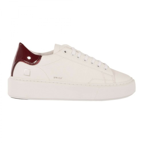 D.a.t.e., Sneakers Bassa Sfera Bordeaux Biały, female, 559.00PLN