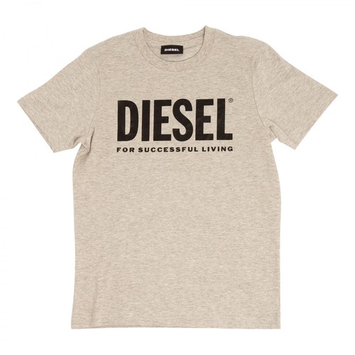 Diesel, T-shirt Szary, male, 165.00PLN