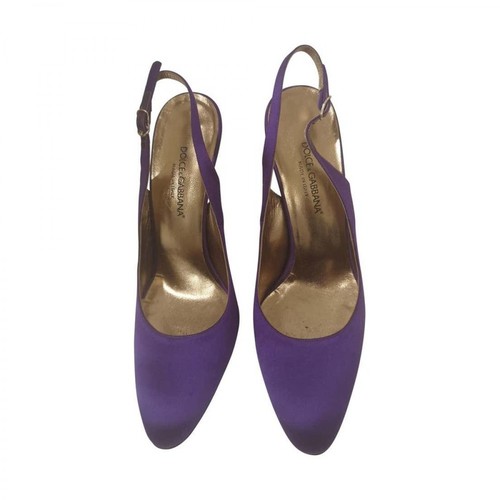Dolce & Gabbana Pre-owned, Flat shoes Fioletowy, female, 1026.00PLN