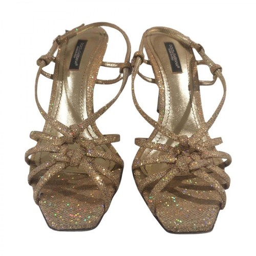 Dolce & Gabbana Pre-owned, Sandals Beżowy, female, 1811.00PLN