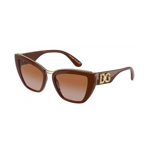 Dolce & Gabbana, Sunglasses Dg6144 Brązowy, female, 985.50PLN