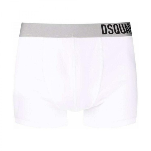 Dsquared2, Boxers with Logo Biały, male, 147.00PLN