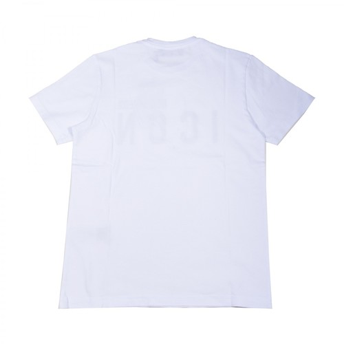 Dsquared2, Icon T-shirt Biały, unisex, 251.00PLN