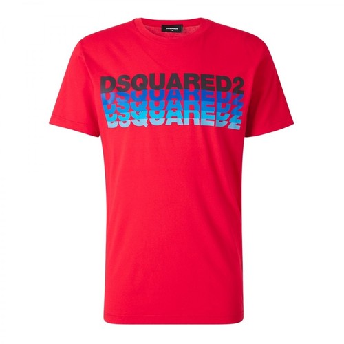 Dsquared2, T-shirt Czerwony, male, 657.00PLN