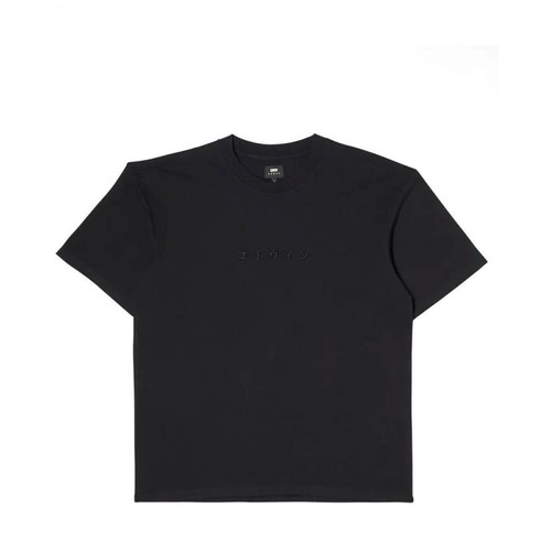 Edwin, Katakana embroidery tee t-shirt Czarny, male, 205.85PLN