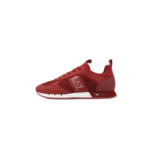Emporio Armani EA7, Sneakers Czerwony, male, 771.00PLN