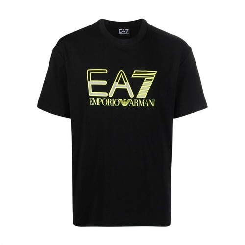Emporio Armani EA7, T-shirt Czarny, male, 256.00PLN