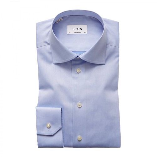 Eton, Podpis koszulka Współczesna Niebieski, male, 680.00PLN