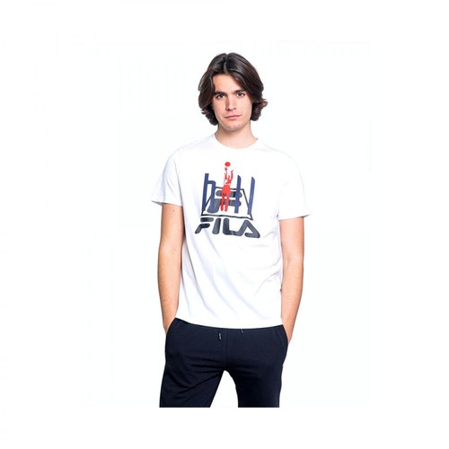 Fila, T-shirt Biały, male, 270.00PLN