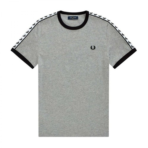 Fred Perry, T-Shirt M6347 Szary, male, 313.19PLN