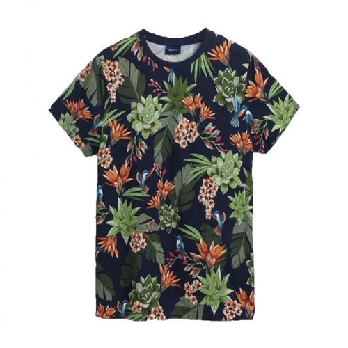 Gant, t-shirt à imprimé humming garden Zielony, male, 192.00PLN
