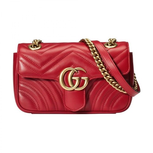 Gucci, Mini Shoulder Bag Czerwony, female, 7826.00PLN