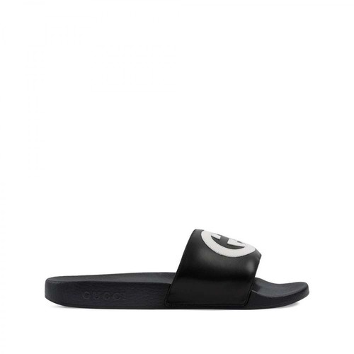 Gucci, sandals Czarny, male, 1405.54PLN