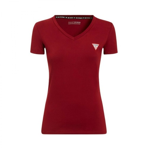 Guess, T-shirt Czerwony, female, 96.00PLN