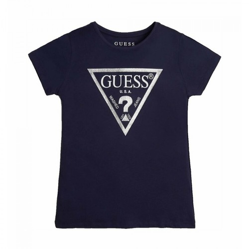 Guess, t-shirt Niebieski, female, 84.00PLN
