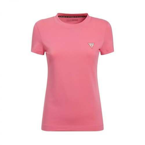 Guess, T-Shirt Różowy, female, 96.00PLN