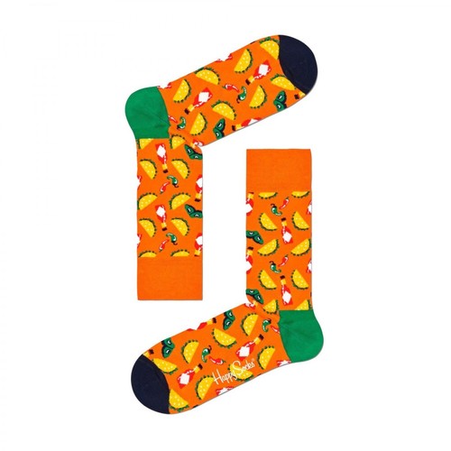 Happy Socks, Calcetines Taco Pomarańczowy, unisex, 176.57PLN
