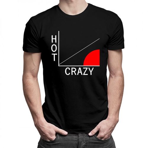 Hot / Crazy - HIMYM wykres - męska koszulka z nadrukiem 69.00PLN