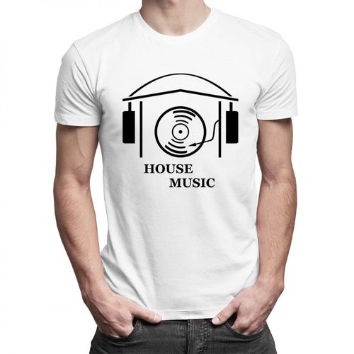 House Music - męska koszulka z nadrukiem 69.00PLN