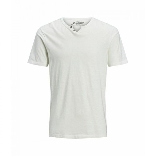 Jack & Jones, Jjesplit T-Shirt Biały, male, 224.25PLN